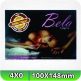 2.500 Flyers - 100x148mm Couchê - 115g - 4x0 S/ Uv